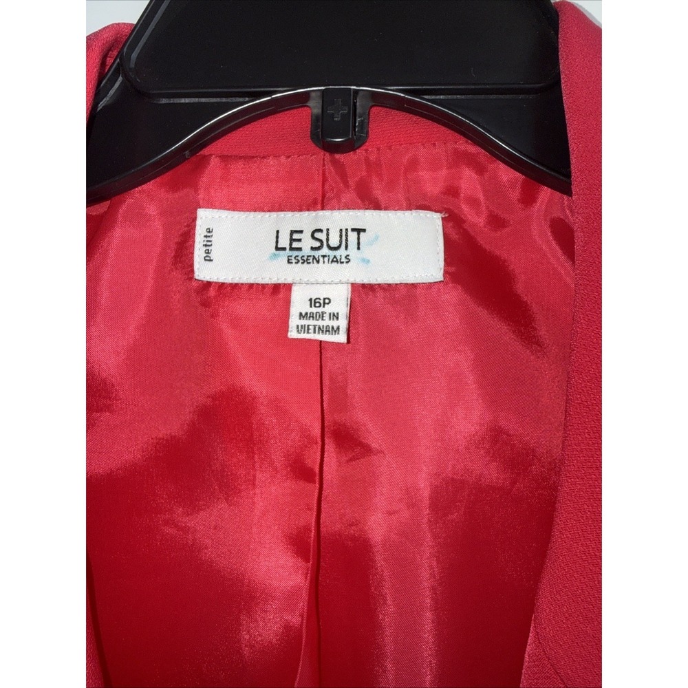 Kasper Pink Petite 16P Women's Suit Set‎ Jacket & Skirt Polyester Elastane - Picture 3 of 10